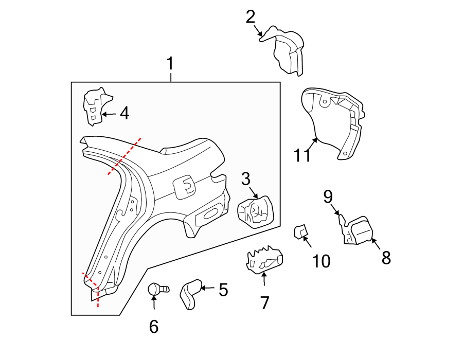 7QUARTER PANEL & COMPONENTS.https://images.simplepart.com/images/parts/motor/fullsize/4437730.png