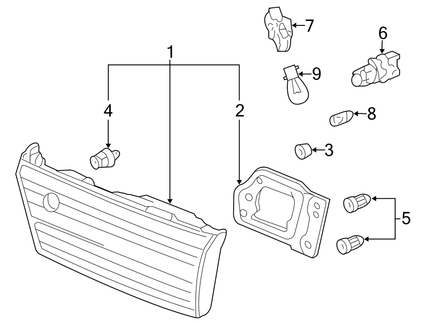 6Rear lamps. Backup lamps.https://images.simplepart.com/images/parts/motor/fullsize/4437830.png