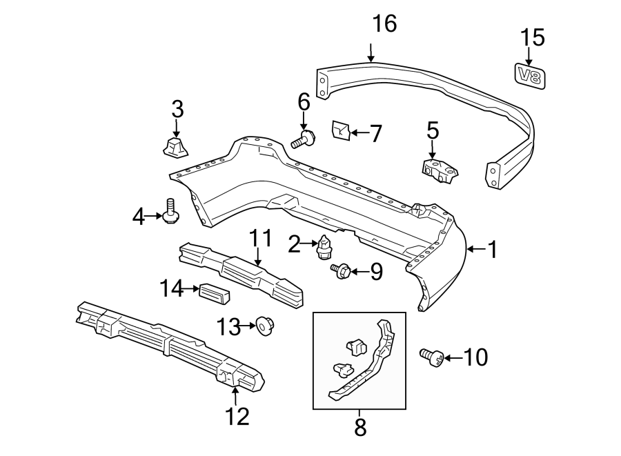 14REAR BUMPER. BUMPER & COMPONENTS.https://images.simplepart.com/images/parts/motor/fullsize/4437850.png