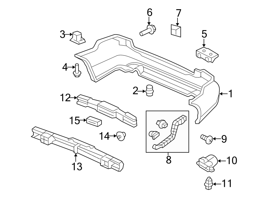 4REAR BUMPER. BUMPER & COMPONENTS.https://images.simplepart.com/images/parts/motor/fullsize/4437852.png