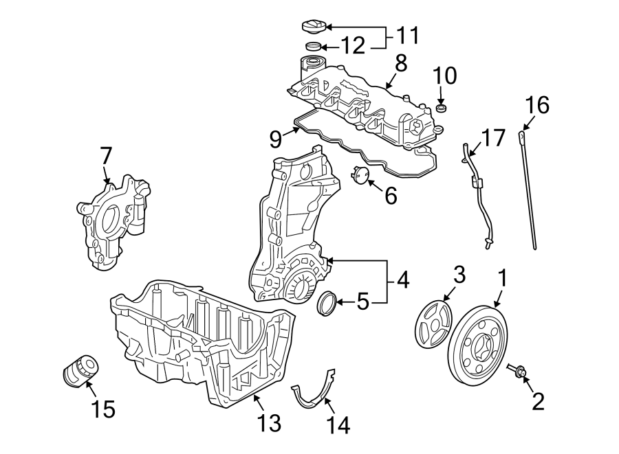 ENGINE / TRANSAXLE. ENGINE PARTS.