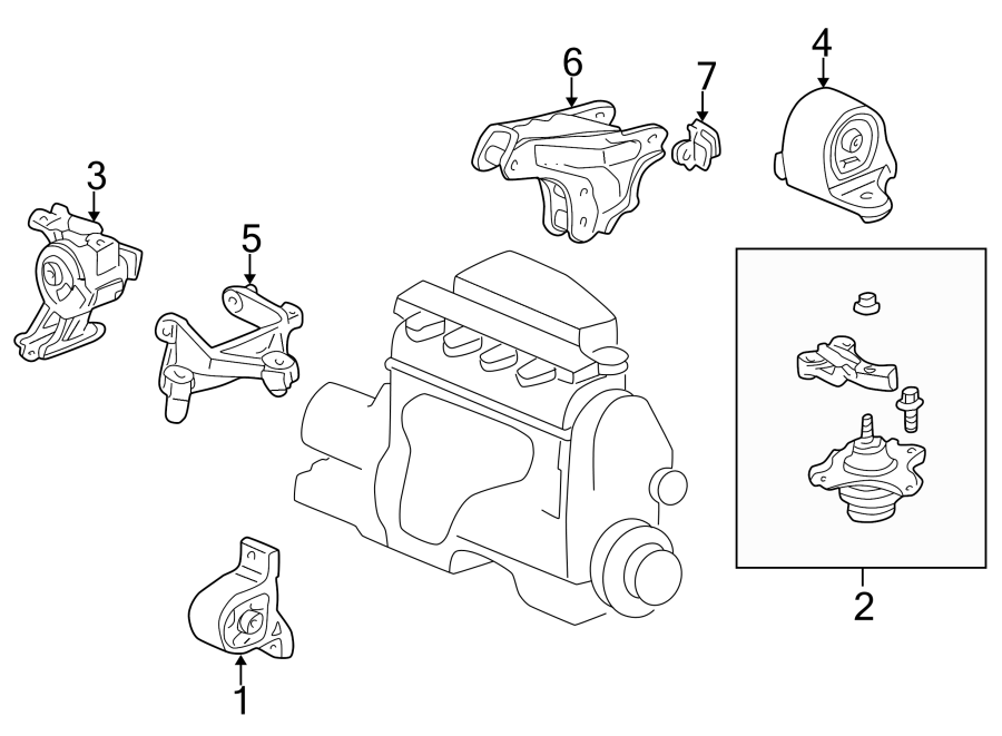 4ENGINE / TRANSAXLE. ENGINE & TRANS MOUNTING.https://images.simplepart.com/images/parts/motor/fullsize/4438260.png