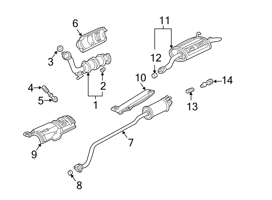 12Exhaust system. Exhaust components.https://images.simplepart.com/images/parts/motor/fullsize/4438290.png