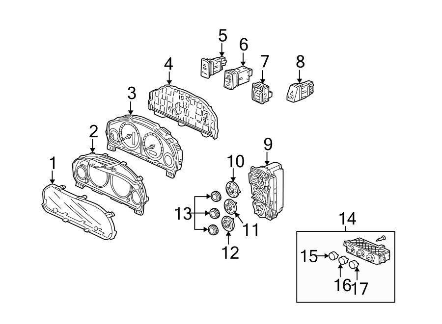 13INSTRUMENT PANEL. CLUSTER & SWITCHES.https://images.simplepart.com/images/parts/motor/fullsize/4438460.png