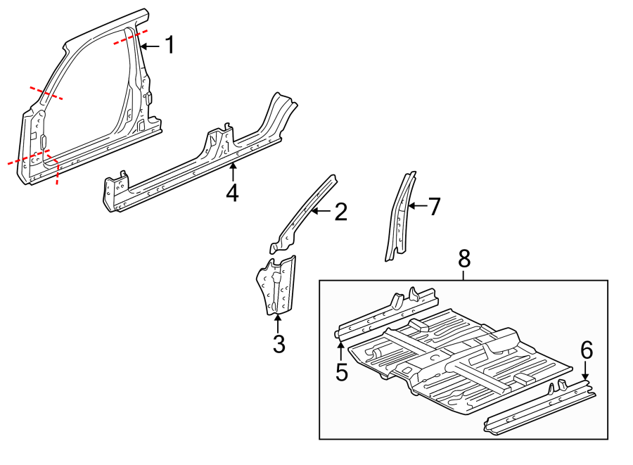 8PILLARS. ROCKER & FLOOR.https://images.simplepart.com/images/parts/motor/fullsize/4438600.png