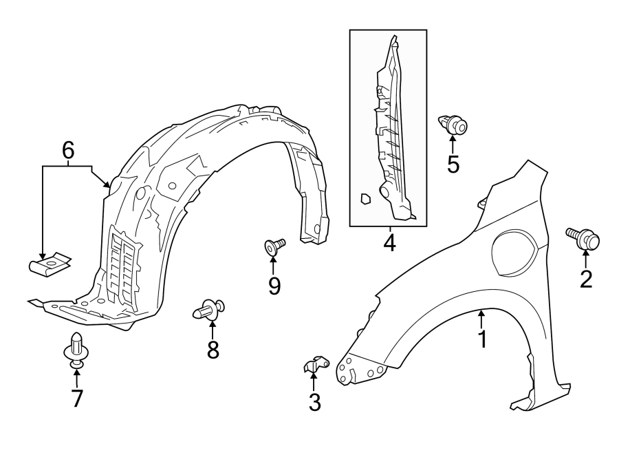 4FENDER & COMPONENTS.https://images.simplepart.com/images/parts/motor/fullsize/4439107.png