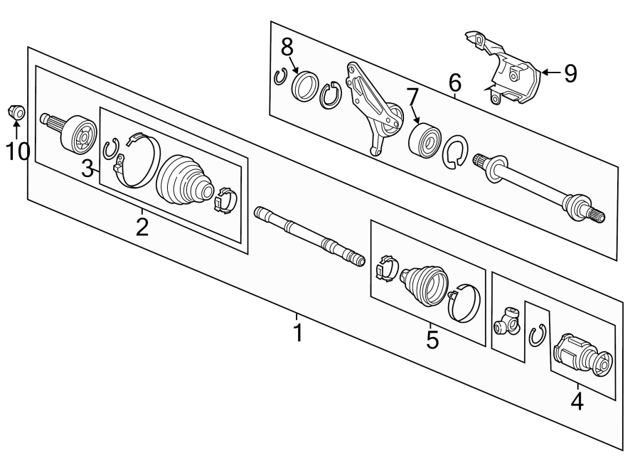 FRONT SUSPENSION. DRIVE AXLES.