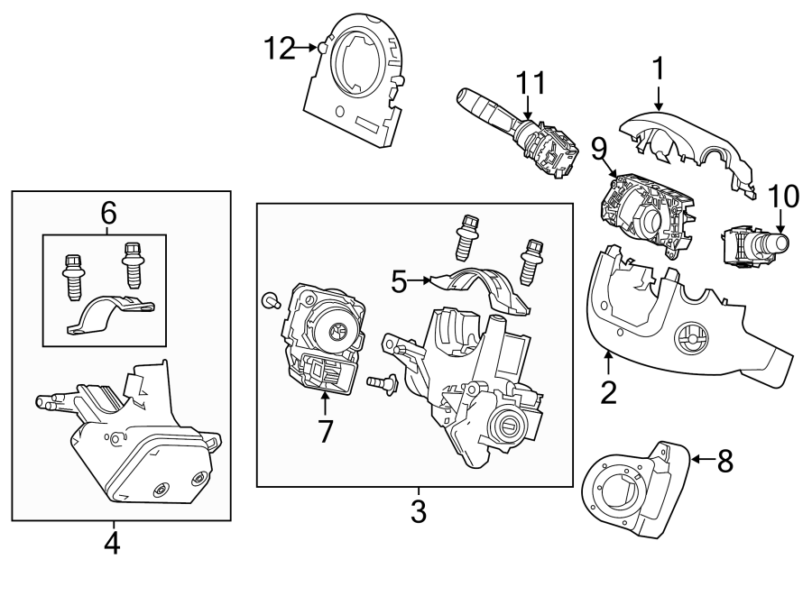 2STEERING COLUMN. SHROUD. SWITCHES & LEVERS.https://images.simplepart.com/images/parts/motor/fullsize/4439335.png