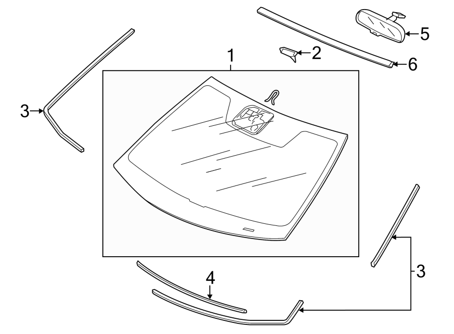 5WINDSHIELD. GLASS. REVEAL MOLDINGS.https://images.simplepart.com/images/parts/motor/fullsize/4439345.png