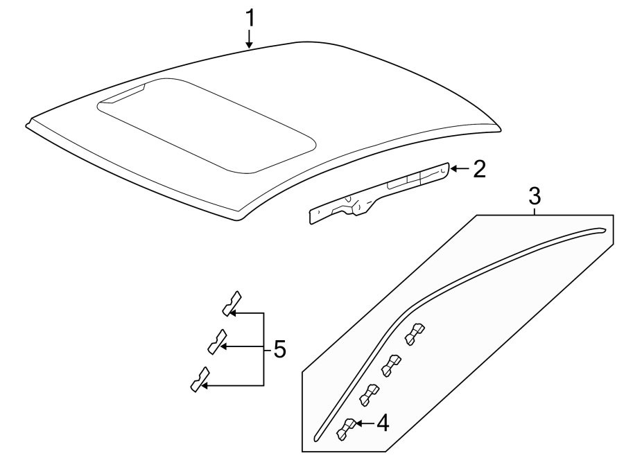 1EXTERIOR TRIM. ROOF & COMPONENTS.https://images.simplepart.com/images/parts/motor/fullsize/4439470.png