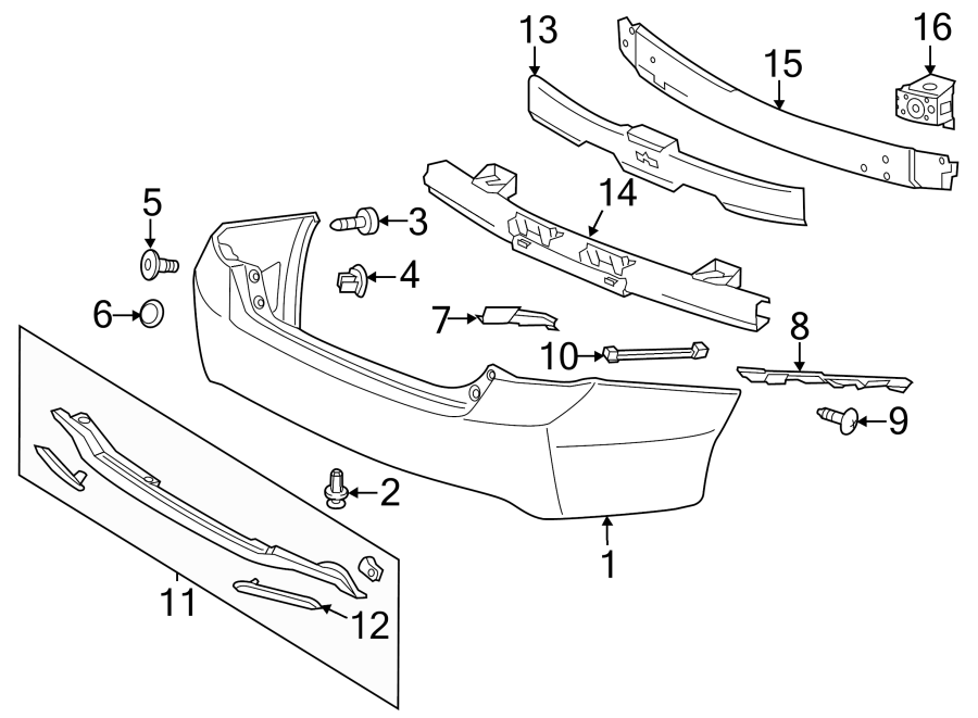 6REAR BUMPER. BUMPER & COMPONENTS.https://images.simplepart.com/images/parts/motor/fullsize/4439695.png