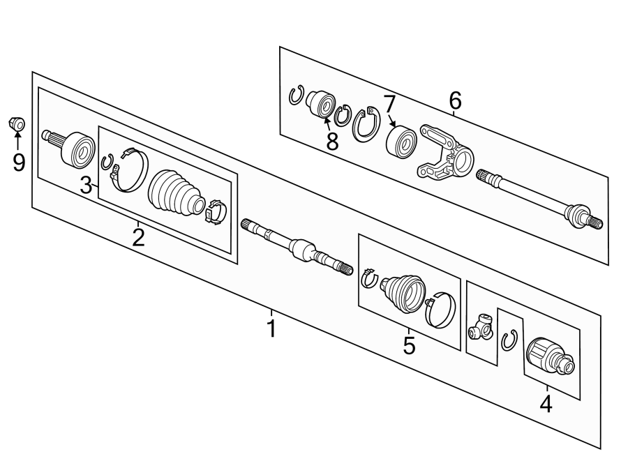 FRONT SUSPENSION. DRIVE AXLES.