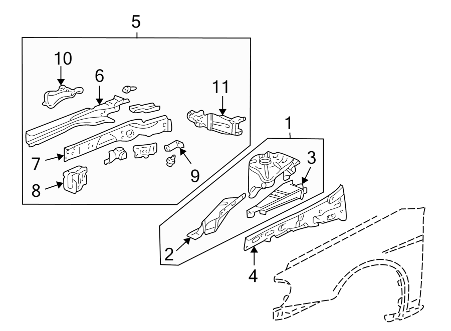 5FENDER. STRUCTURAL COMPONENTS & RAILS.https://images.simplepart.com/images/parts/motor/fullsize/4440095.png