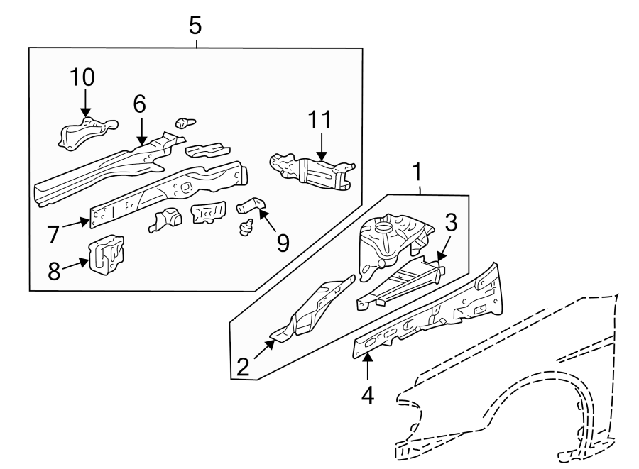 5FENDER. STRUCTURAL COMPONENTS & RAILS.https://images.simplepart.com/images/parts/motor/fullsize/4440100.png