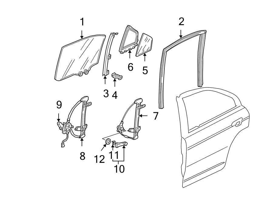 11REAR DOOR. GLASS & HARDWARE.https://images.simplepart.com/images/parts/motor/fullsize/4440510.png