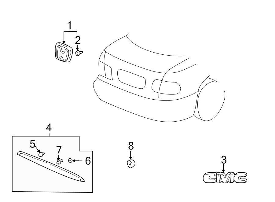 4Trunk lid. Exterior trim. Spoiler.https://images.simplepart.com/images/parts/motor/fullsize/4440630.png