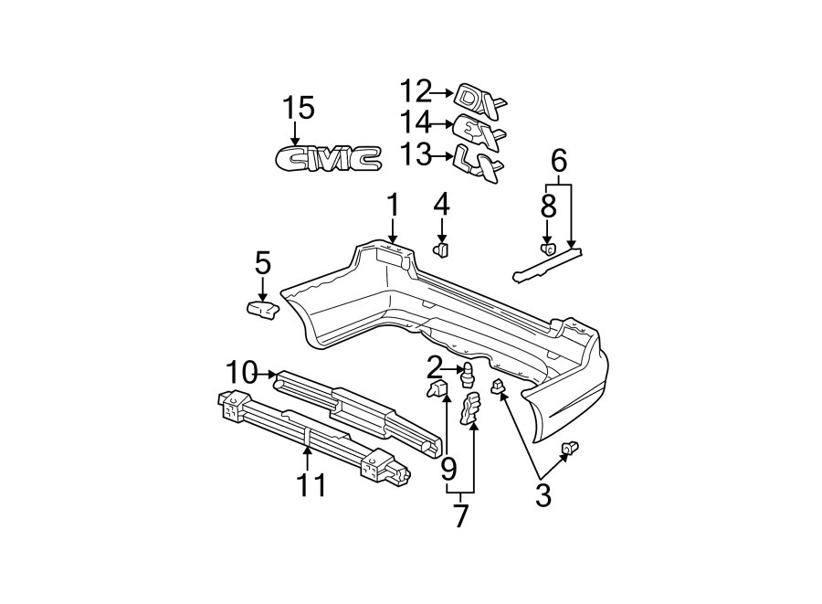 5REAR BUMPER. BUMPER & COMPONENTS.https://images.simplepart.com/images/parts/motor/fullsize/4440685.png