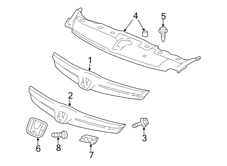 GRILLE & COMPONENTS.