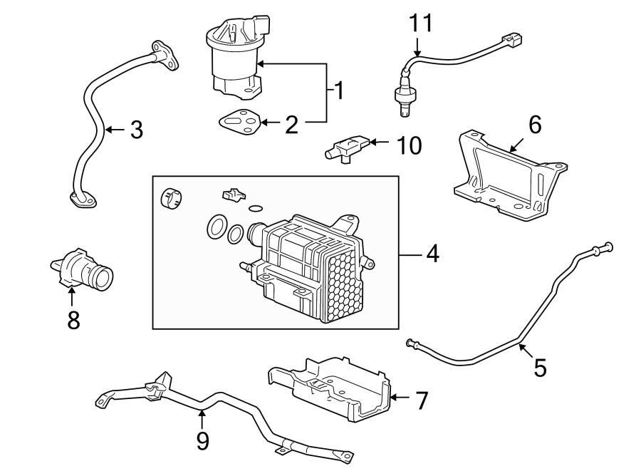 EMISSION SYSTEM. EMISSION COMPONENTS.