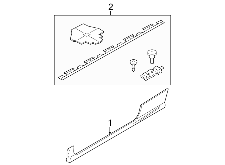 1PILLARS. ROCKER & FLOOR. EXTERIOR TRIM.https://images.simplepart.com/images/parts/motor/fullsize/4442595.png