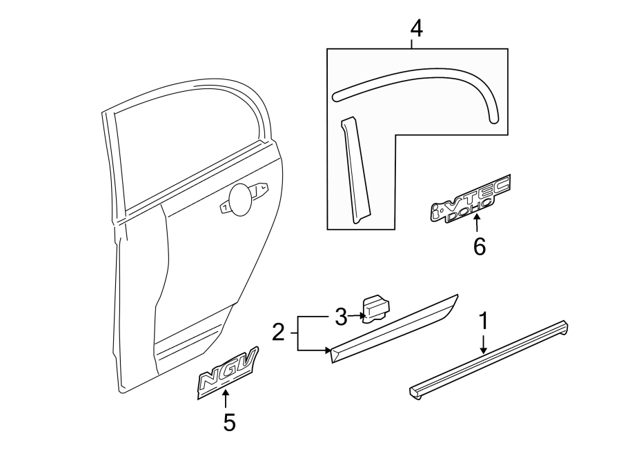 2REAR DOOR. EXTERIOR TRIM.https://images.simplepart.com/images/parts/motor/fullsize/4442685.png