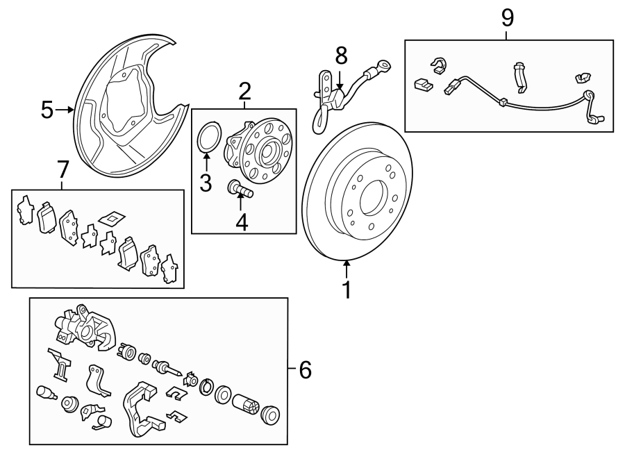 5REAR SUSPENSION. BRAKE COMPONENTS.https://images.simplepart.com/images/parts/motor/fullsize/4442785.png