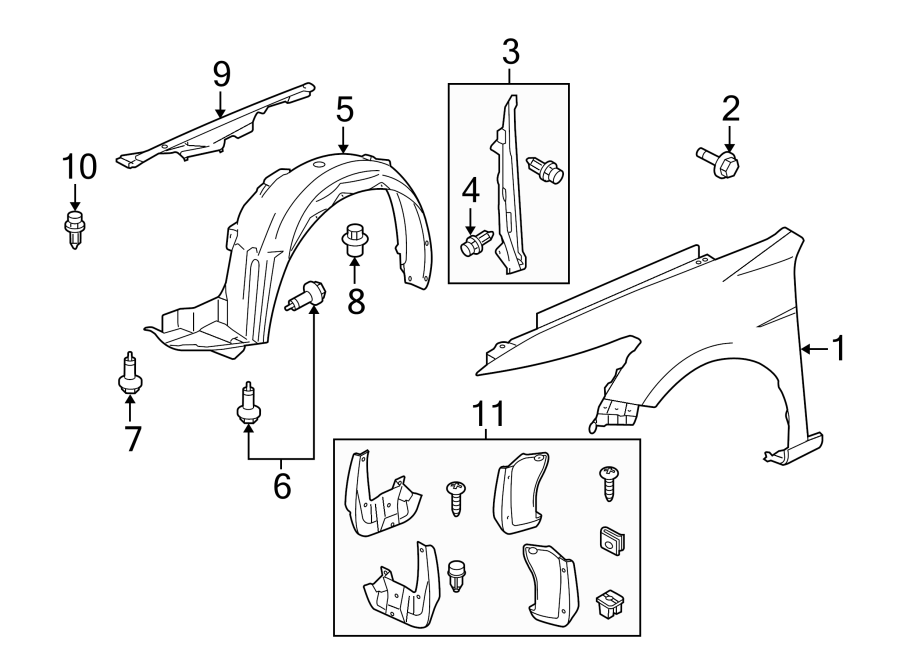 2Exterior trim. Fender & components.https://images.simplepart.com/images/parts/motor/fullsize/4443100.png