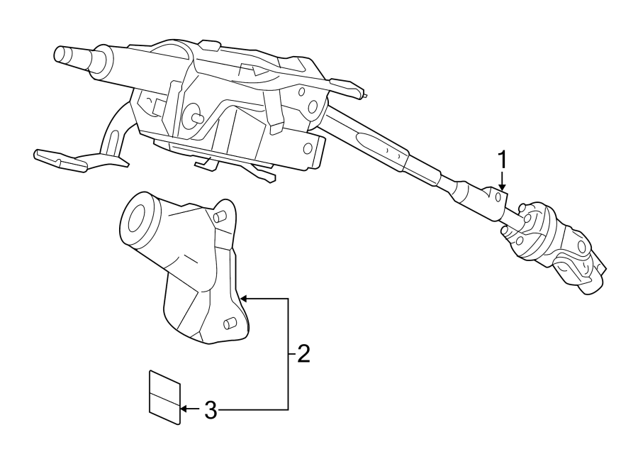 STEERING COLUMN ASSEMBLY.