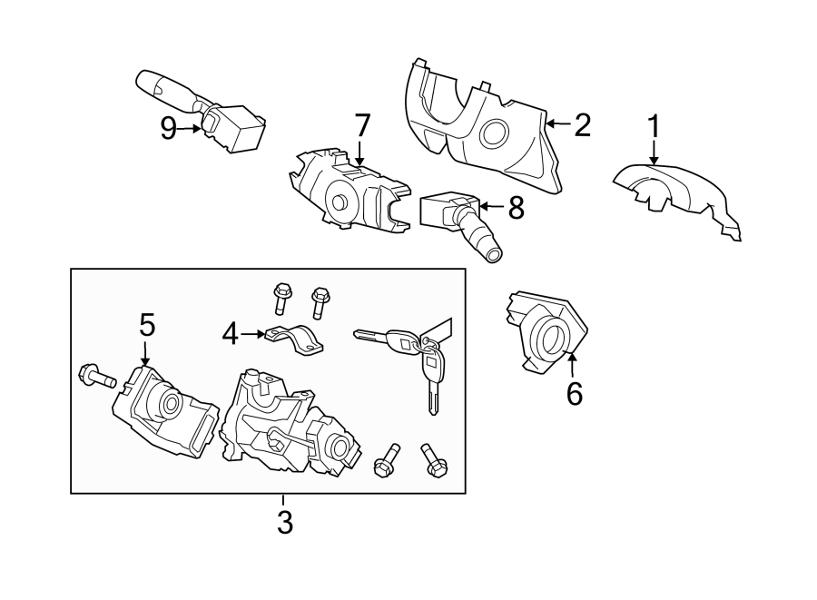 6STEERING COLUMN. SHROUD. SWITCHES & LEVERS.https://images.simplepart.com/images/parts/motor/fullsize/4443360.png