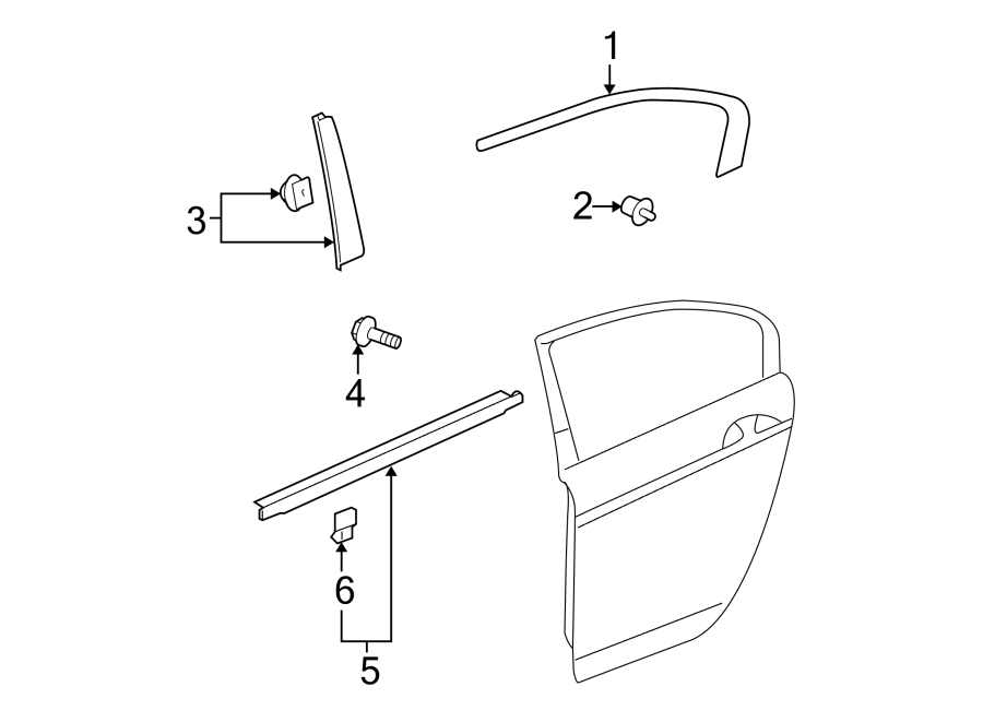 5REAR DOOR. EXTERIOR TRIM.https://images.simplepart.com/images/parts/motor/fullsize/4443590.png