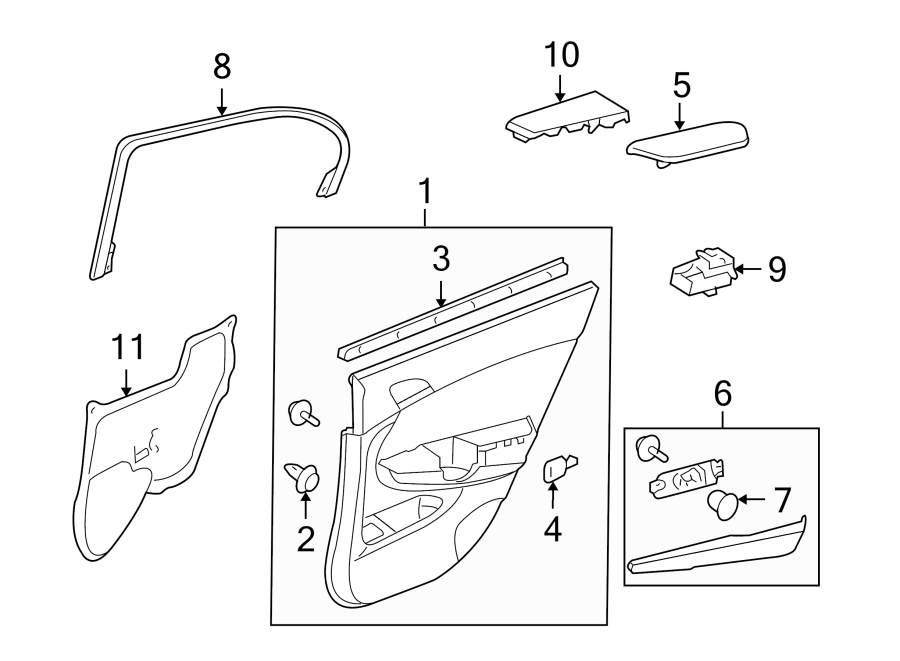 5REAR DOOR. INTERIOR TRIM.https://images.simplepart.com/images/parts/motor/fullsize/4443605.png