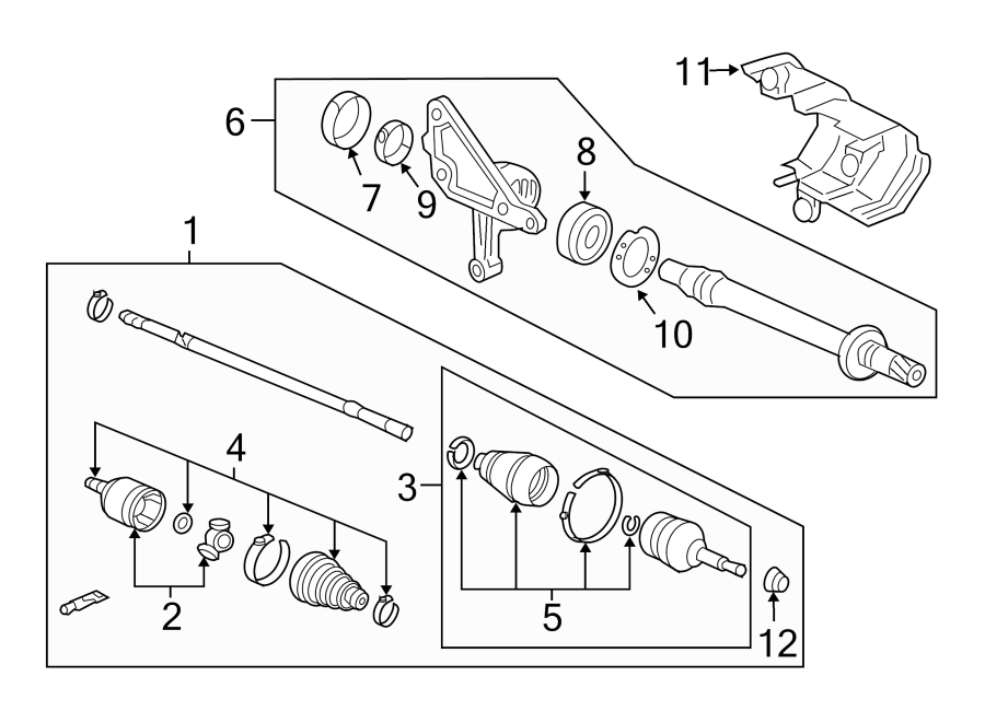 Front suspension. Drive axles.