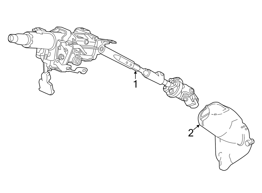 STEERING COLUMN ASSEMBLY.