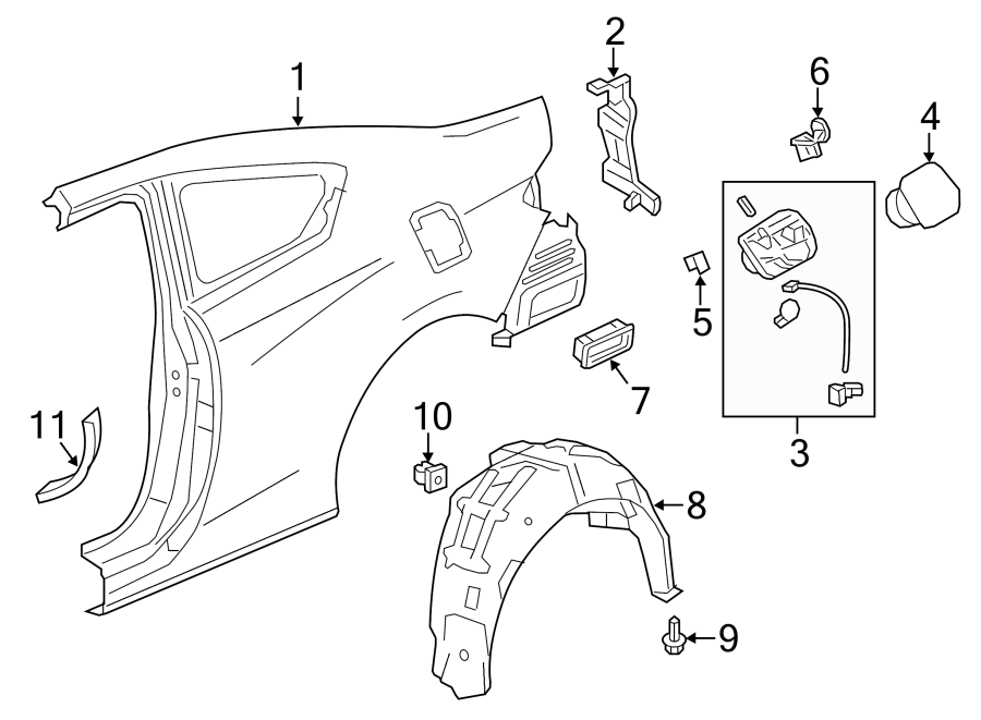 10EXTERIOR TRIM. QUARTER PANEL & COMPONENTS.https://images.simplepart.com/images/parts/motor/fullsize/4445535.png