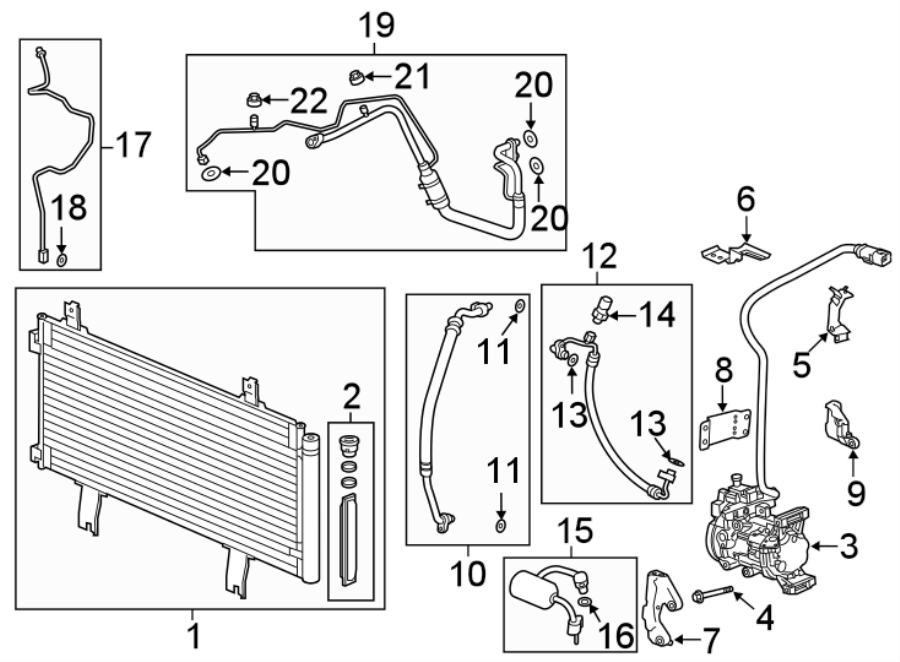 3AIR CONDITIONER & HEATER. COMPRESSOR & LINES. CONDENSER.https://images.simplepart.com/images/parts/motor/fullsize/4446102.png