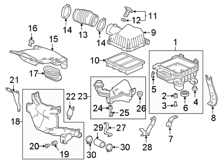 11ENGINE / TRANSAXLE. AIR INTAKE.https://images.simplepart.com/images/parts/motor/fullsize/4446250.png