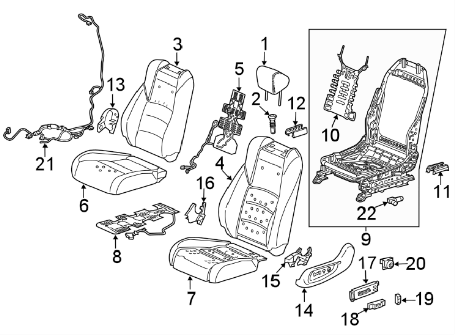 16SEATS & TRACKS. DRIVER SEAT COMPONENTS.https://images.simplepart.com/images/parts/motor/fullsize/4446500.png