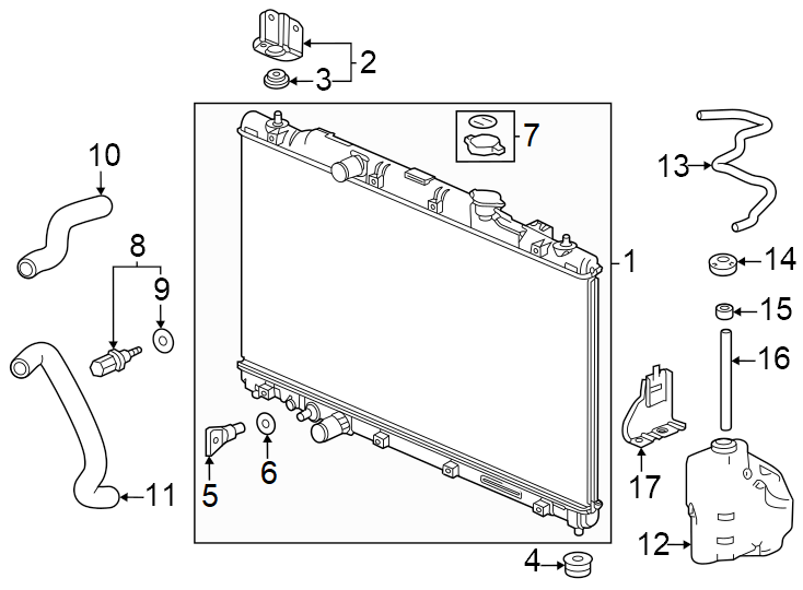 11Radiator & components.https://images.simplepart.com/images/parts/motor/fullsize/4447040.png