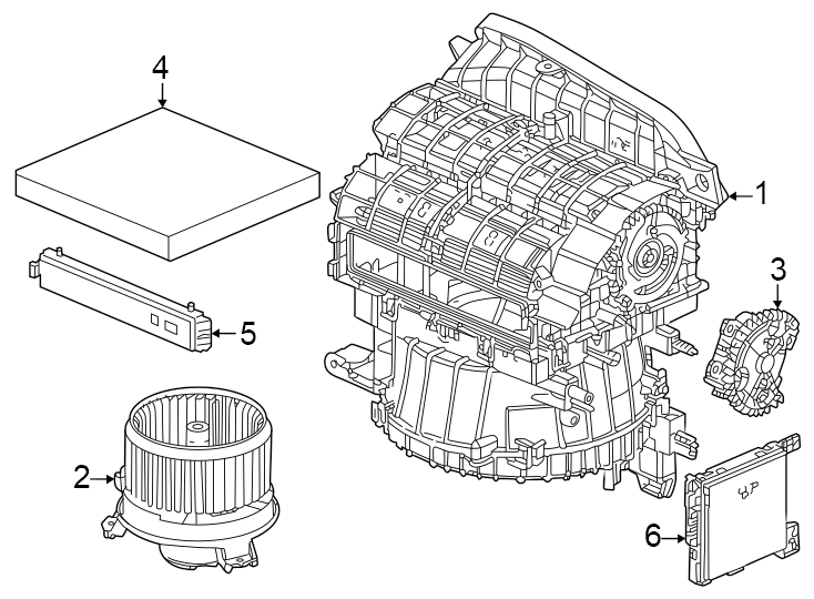 6Air conditioner & heater. Blower motor & fan.https://images.simplepart.com/images/parts/motor/fullsize/4447115.png