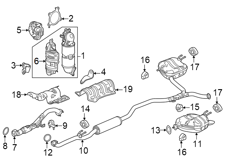 14Exhaust system. Exhaust components.https://images.simplepart.com/images/parts/motor/fullsize/4447265.png