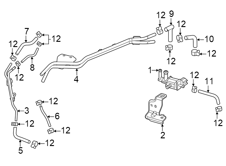 12Emission system. Emission components.https://images.simplepart.com/images/parts/motor/fullsize/4447285.png