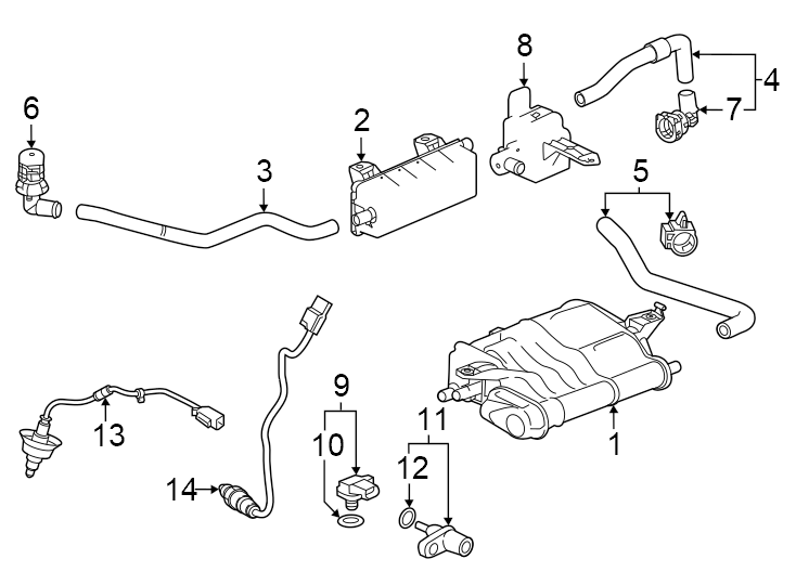 9Emission system. Emission components.https://images.simplepart.com/images/parts/motor/fullsize/4447290.png