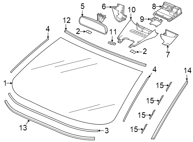 15Windshield. Glass. Reveal moldings.https://images.simplepart.com/images/parts/motor/fullsize/4447380.png