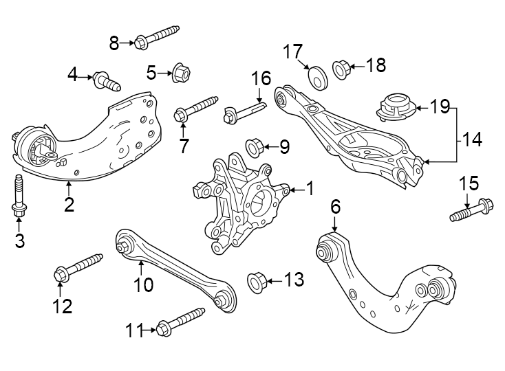 15Rear suspension. Suspension components.https://images.simplepart.com/images/parts/motor/fullsize/4447680.png