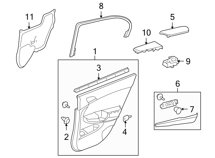 6REAR DOOR. INTERIOR TRIM.https://images.simplepart.com/images/parts/motor/fullsize/4448440.png