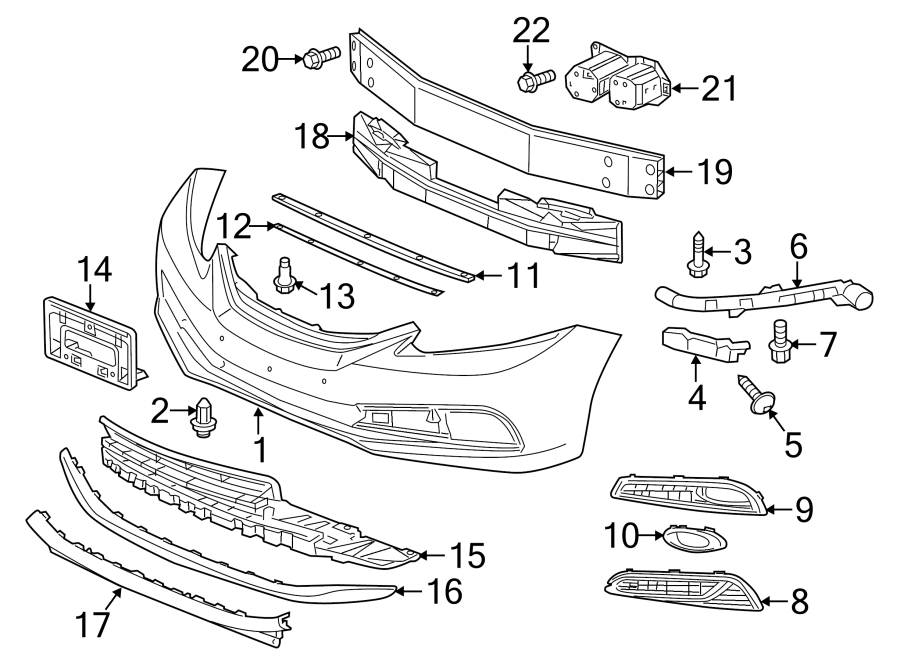 15Front bumper. Seats & tracks. Bumper & components.https://images.simplepart.com/images/parts/motor/fullsize/4449012.png