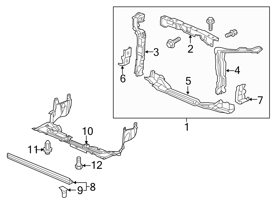 10RADIATOR SUPPORT.https://images.simplepart.com/images/parts/motor/fullsize/4449050.png