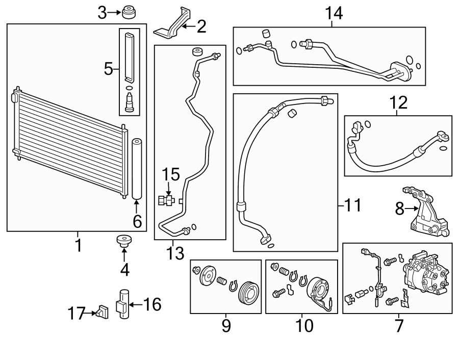 3AIR CONDITIONER & HEATER. COMPRESSOR & LINES. CONDENSER.https://images.simplepart.com/images/parts/motor/fullsize/4449100.png