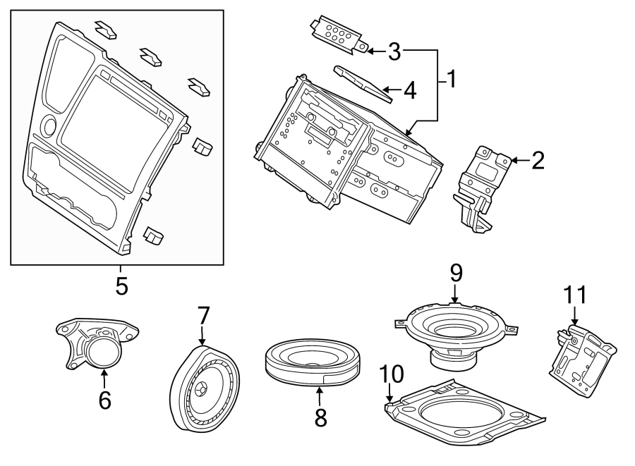 3INSTRUMENT PANEL. SOUND SYSTEM.https://images.simplepart.com/images/parts/motor/fullsize/4449432.png