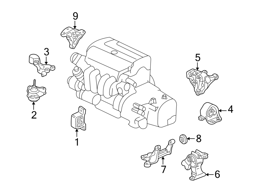 2ENGINE / TRANSAXLE. ENGINE & TRANS MOUNTING.https://images.simplepart.com/images/parts/motor/fullsize/4450160.png